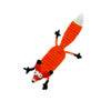 Crochet Bookmark – Handcrafted Fox for Readers ( Set of 2)