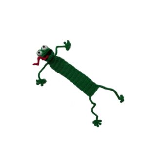 Crochet Bookmark – Handcrafted Frog for Your Favorite Books ( Set of 2)