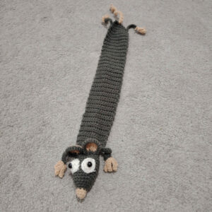 Crochet Bookmark – Handmade Mouse-Shaped ( Set of 2)