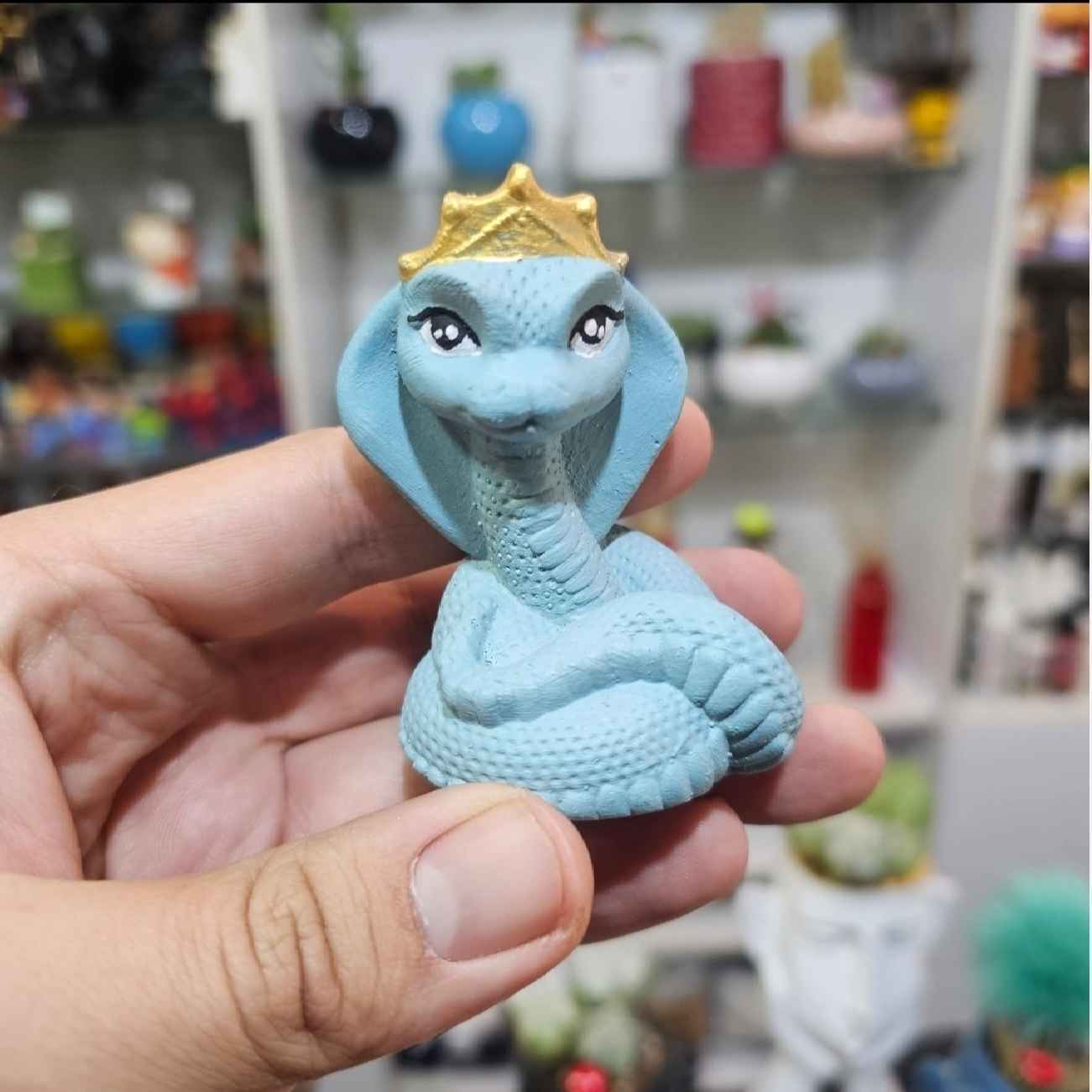 Crowned Cobra Sculpture for Nowruz 1404 Celebration