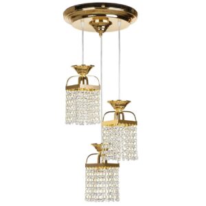 Elegant Crystal Cluster Pendant Ceiling Light for a Luxurious Glow