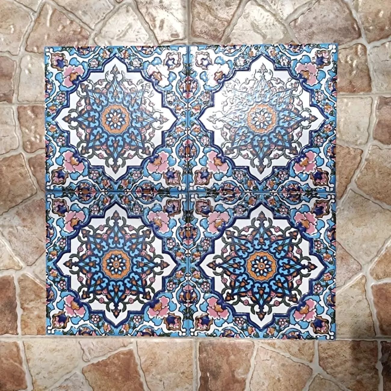 Elegant Persian Backsplash Tiles – Style & Heritage for Home Decor (25 Pcs)