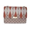 Elegant Shoulder Bag with Chain Detailing & Matching Scarf for a Perfect Outfit