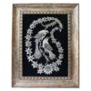 Engraved Panel of Two Birds with Boteh Jegheh Design
