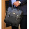 Fashionable Artificial Leather Messenger Bag with Adjustable Shoulder Strap
