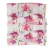 Fashionable Chain Strap Bag with Coordinated Scarf - Floral Design