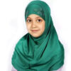 Girls' Headscarf Made of Viscose Fabric in Various Colors, Headband with Random Crystals