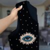 Handcrafted Beaded Embroidery Vest for Women - with Eye Design