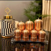 Handcrafted Copper Storage Jars A Blend of Tradition and Style 7 Pcs