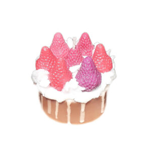 Handcrafted Natural Food-Shaped Candles with Cake Design