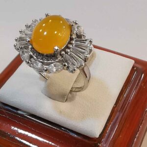 Handcrafted Persian Silver Ring with Sharf al-Shams Inscription
