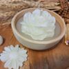 Handcrafted Pottery Jar Candles – Ranunculus Flower Design