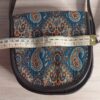 Handcrafted Termeh Round Bag with Heritage Persian Motifs