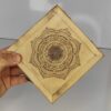 Handcrafted Wooden Jewelry Box with Geometric Engraving
