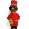 Handmade Haji Firuz Rag Doll - Traditional Red Plush Toy