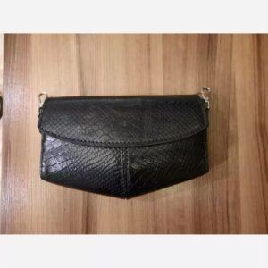 Handmade Genuine Leather Crossbody Bag – Stylish Chain Strap Design