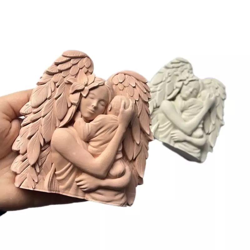 Handmade Mother’s Hug Sculpture Candles – Gift Set of 5
