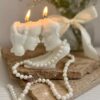 Handmade Romeo and Juliet Sculpture Candles - Symbol of Love (Set of 3)
