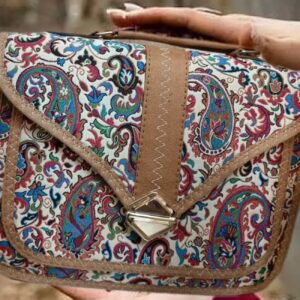 Handmade Persian Termeh Crossbody Bag – Paisley Heritage Design
