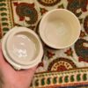 High-Quality Ceramic Sugar Bowl for Your Dining Table with embossed flower Design
