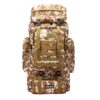 Hiking Backpack – Lightweight, Water-Resistant Camouflage Design 80 Liter Capacity
