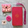 Islamic Gift Set for Muslim with Pocket Prayer Mat & Mirror