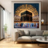 Islamic Kaaba Canvas Art – Elegant and Spiritual Wall Art for Your Home