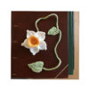 Knitted Bookmark – Ideal for Reading in Flower Design (Set of 2)
