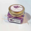Lavender Bliss Scented Candle Jar – Floral Design