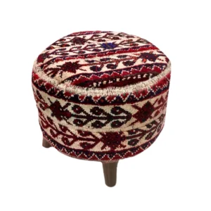 Luxurious Carpet Pouf with Timeless Design – Iranian Craft