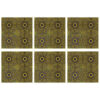 Persian Decorative Geometric Pattern Dining Mat (Set of 6)