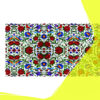 Persian Inspired Red Velvet Table Runner - with Rose Design