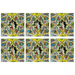 Persian Miniature Placemat – Timeless Art for Your Table (Set of 6)