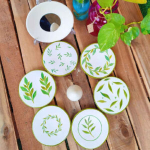 Persian Nowruz Haft Seen Set with Timeless Petal Pattern Set of 8