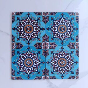Persian Backsplash Tiles – Waterproof Design for Kitchens & Bathrooms (25 Pcs)