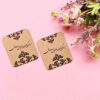 Pesian Calligraphy "Eid Mubarak" Greeting Cards with Ornate Design (X10)