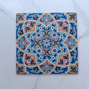 Premium Persian Backsplash Tiles – Unique Decorative Wall Ceramics (Set of 25)