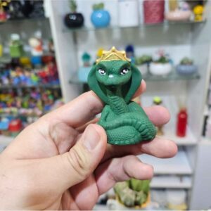 Regal Snake Figurine Persian New Year 1404 Decor