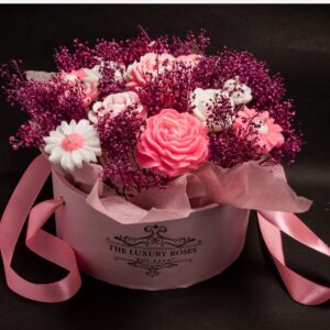 Soy Candles Flower Blooming Beauty Decorative Candle Set