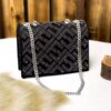 Stylish Chain Strap Bag with Gemstone Detailing - Elegant Design