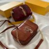 Stylish Leather Crossbody Bag with Chain Strap for Effortless Elegance