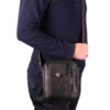 Trendy Artificial Leather Crossbody Messenger Bag for Commuters
