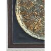Wall Frame Brass Engraved Bird & Floral Harmony - Elegant Handcraft