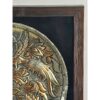Wall Frame Brass Engraved Bird & Floral Harmony - Elegant Handcraft