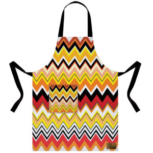 Waterproof Kitchen Apron – with Zigzag Pattern Rens Model