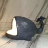 Ocean-Inspired Whale Ceramic Table Lamp – Artistic Sculptural Decor
