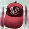 Red Satin Baseball Cap for Women – Stylish and Comfortable