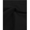 Women’s Three Quarter Sleeve Blouse – V-Neck, Relaxed Fit in Black