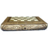 Handcrafted Persian Wooden Chess Set with Traditional Wood Carving Design