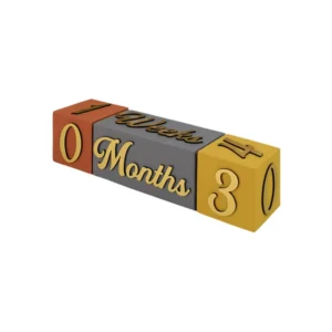 Wooden Cube Desk Calendar – Eco-Friendly and Aesthetic Office Accessory